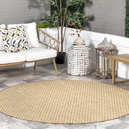 Nuloom Camryn Herringbone Indoor/Outdoor Area Rug 6ft 7in GBCB22A-R67067
